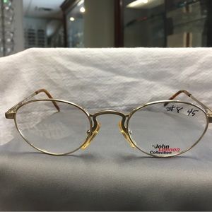 John Lennon collection - women or men - gold with etched bridge and temples.